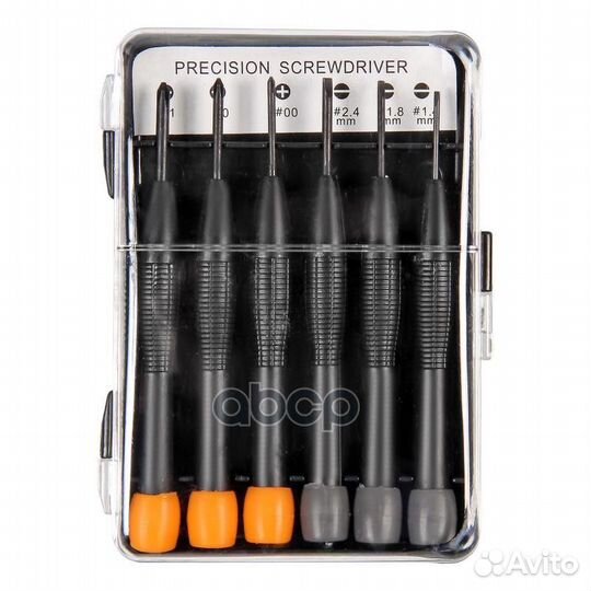 Набор отвёрток для точных работ 6шт в пластиков