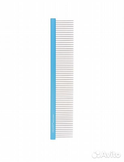 Расческа delight алюм. 25 см с плоской синей ручко