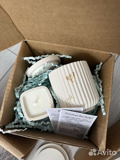 Набор из гипса, декор для дома, свечи