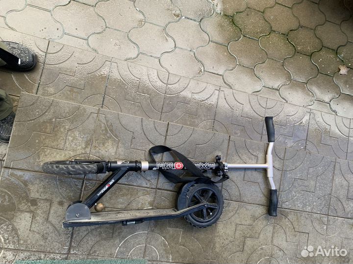 Самокат explore складной с ремнем