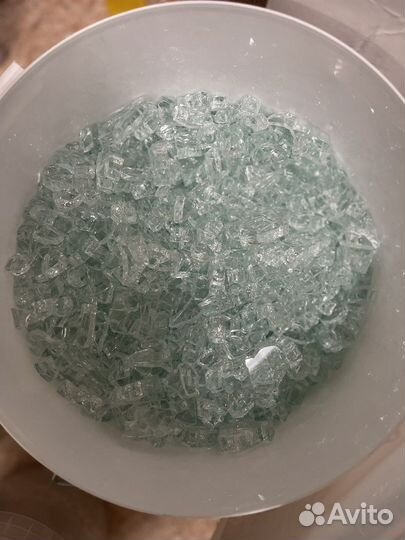 Стеклянная крошка фракция 1-1,5 см