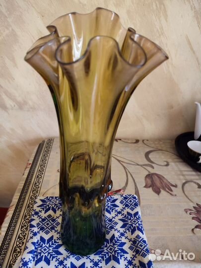 Ваза для цветов хрустальная