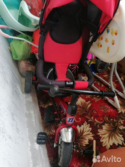 Детский велосипед бу с ручкой