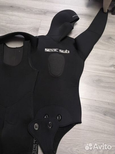 Гидрокостюм для подводной охоты, 6.5 mm, L 46-48