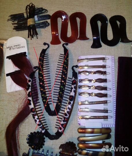 Заколки, шпильки, резинки, бигуди