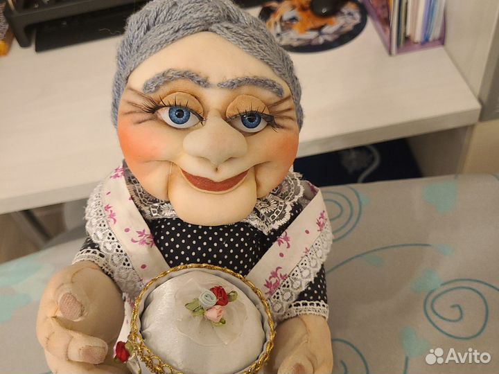 Чулочная кукла-шкатулка