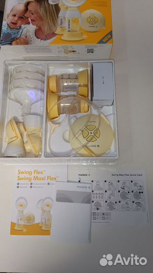 Молокоотсос medela swing maxi flex