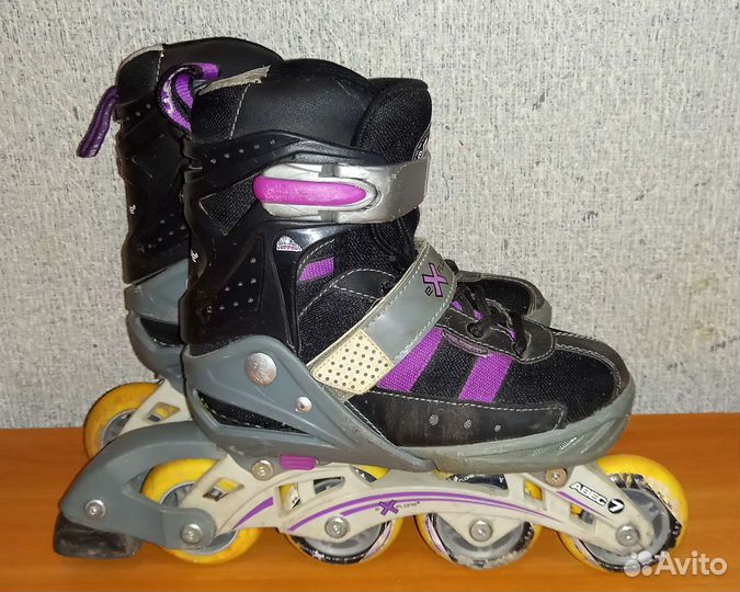 Роликовые коньки детские раздвижные