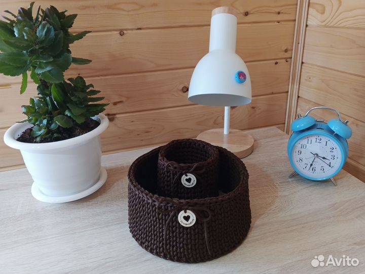 Корзинки из полиэфирного шнура