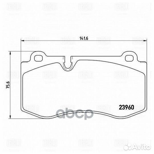 Колодки тормозные MB W221 05- диск. перед. PF42