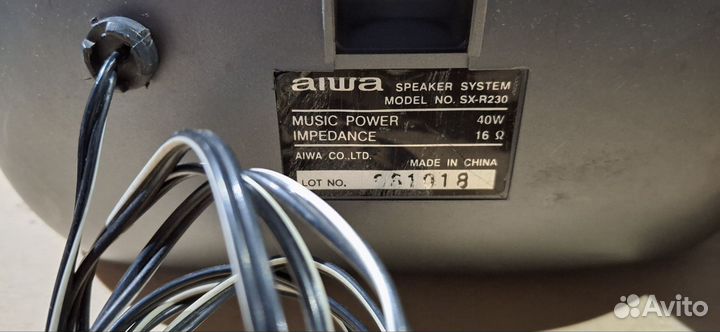 Акустические колонки aiwa