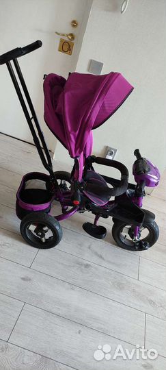 Велосипед с родительской ручкой