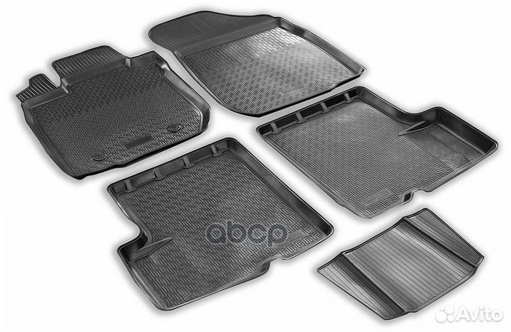 Коврики салона (полиуретан) 14702004 Rival