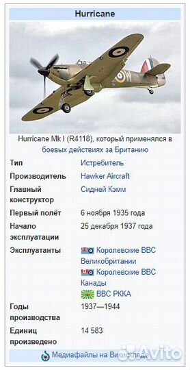 Сборная модель самолёта (1/72) индекс F171