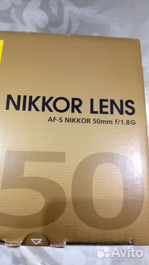 Объектив nikon 50mm f 1 8g af s nikkor
