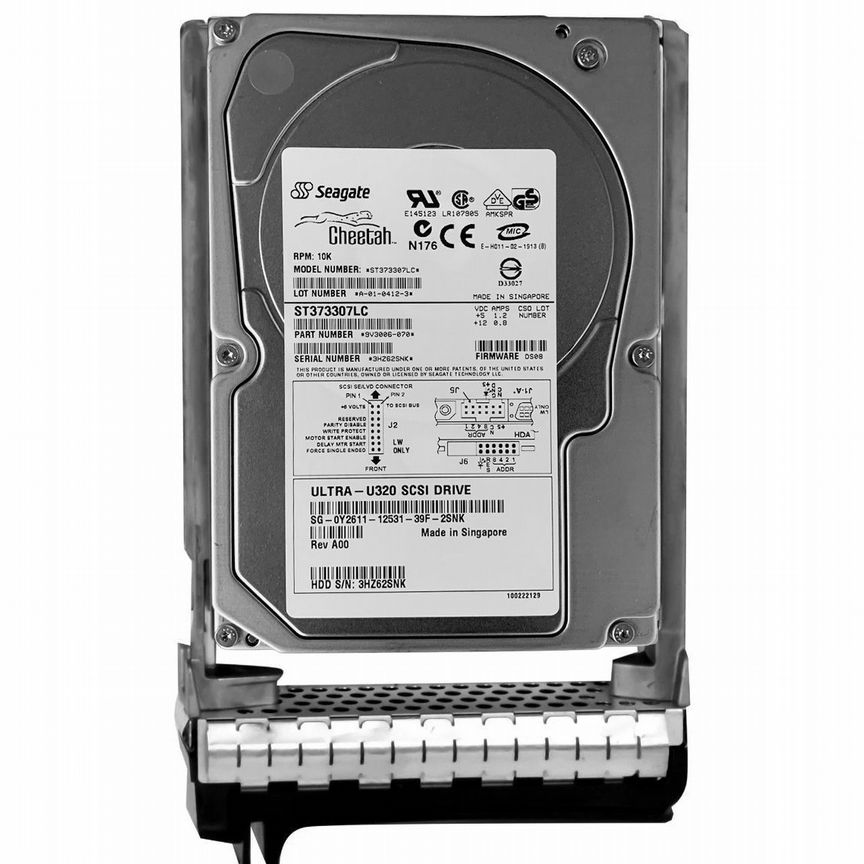[Y2611] Жесткий Диск Dell 73gb U160scsi 3.5" Hdd Y2611