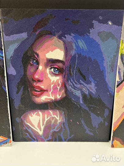 Картины по номерам раскрашенная