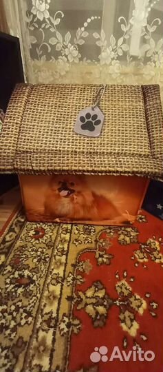 Домик для собак мелких пород новый