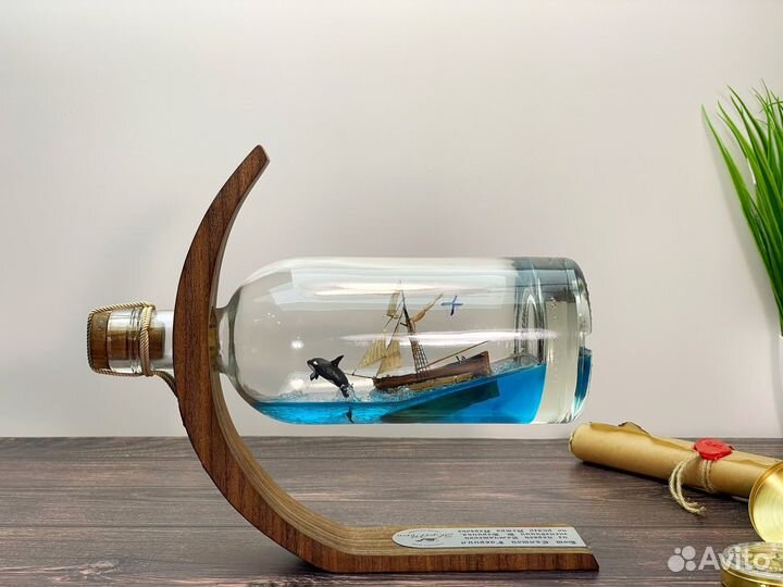 Корабль в бутылке бот «Святой Гавриил»