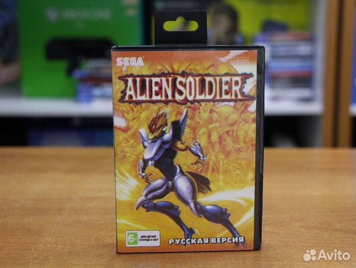 Картридж (16 бит) Alien Soldier для Сеги