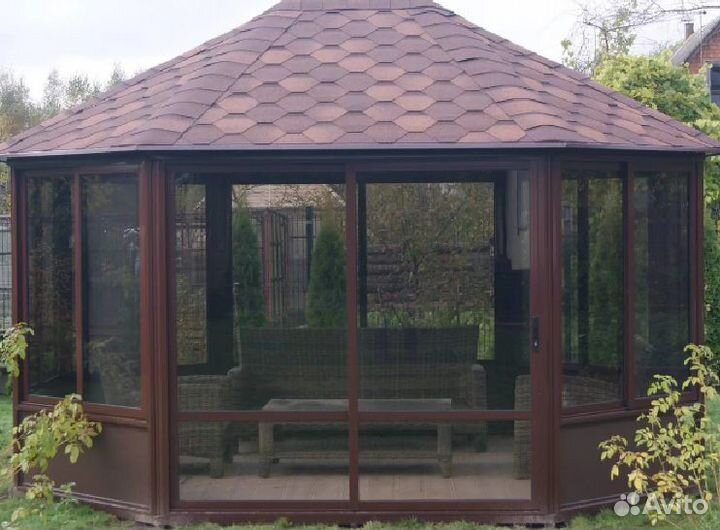 Остекление беседок