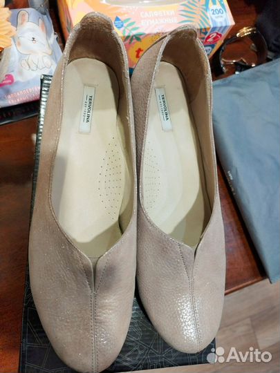 Туфли женские 40 натуральная кожа Tervolina