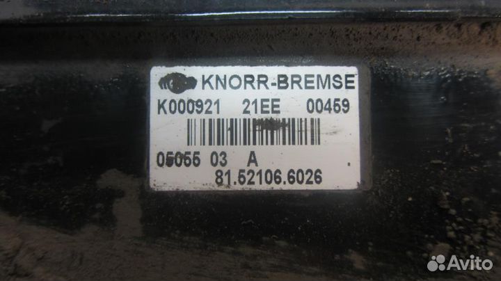 Кран модулятор тормозов задний ebs MAN Tga