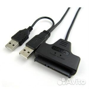 Переходник USB A (M) - SATA 7+15pin, 48655