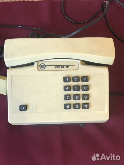 Домашний телефон стационарный VEF TA 12
