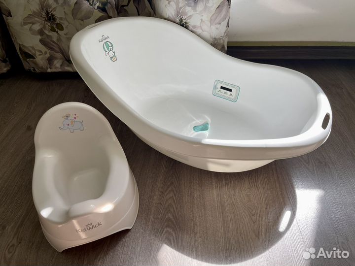 Ванночка для купания и горшок Kidwick