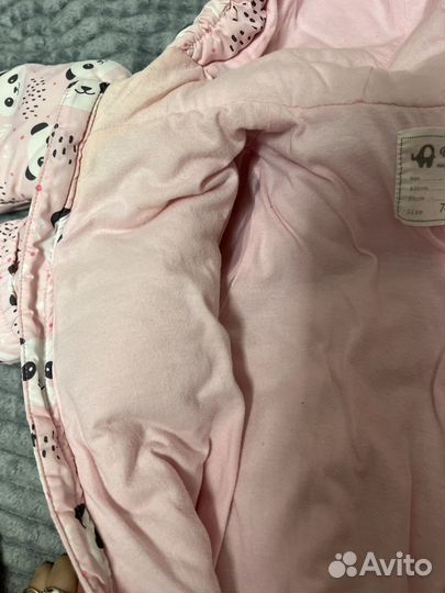 Комбинезон демисезонный 74 для двойни