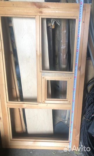 Оконный блок деревянный