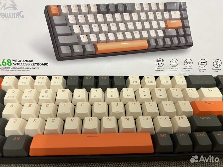 K68 Ziyoulаng Механическая Клавиатура