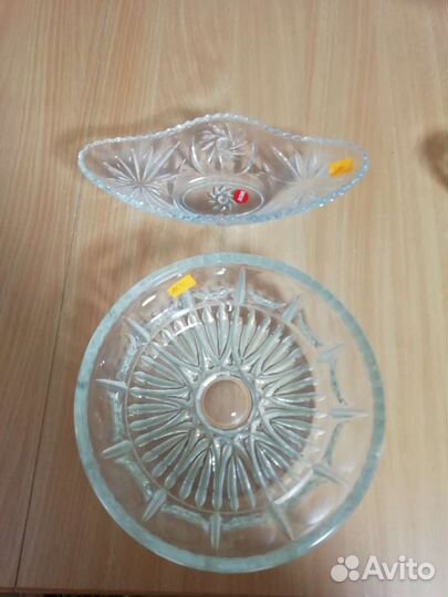 Вазы стекло, стаканы, фужеры, рюмки стекло