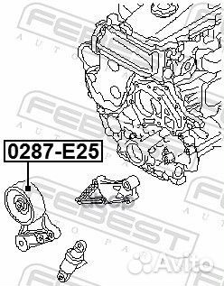 Ролик натяжной 0287-E25 Febest