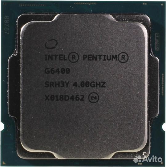 Процессор Intel Pentium Gold G6400, LGA 1200, OEM