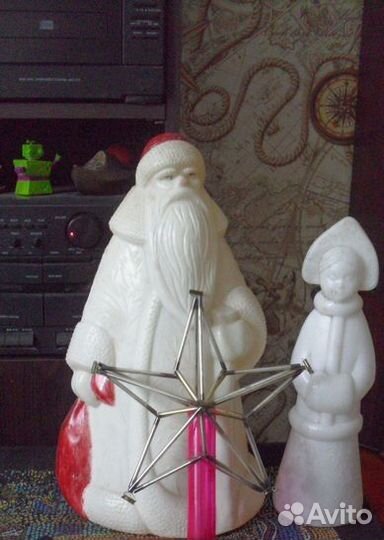 Д.мороз иснегурочка + звезда из СССР