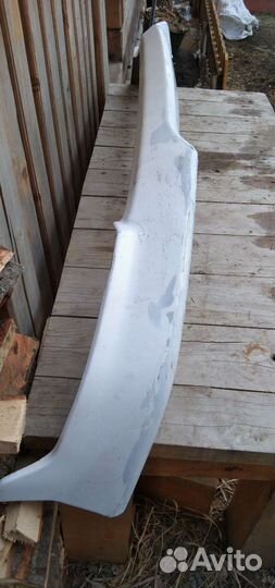 Губа на передний бампер honda