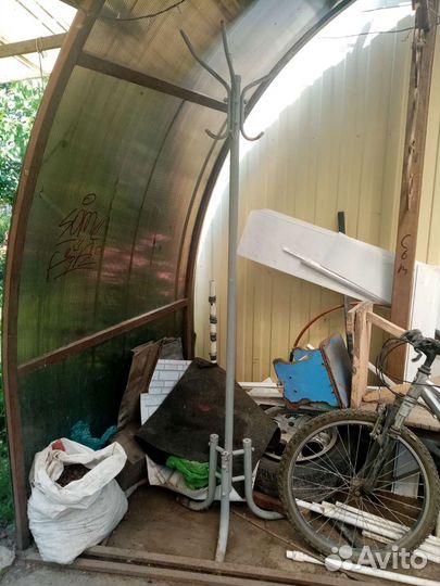 Металлическая вешалка 4х рожковая