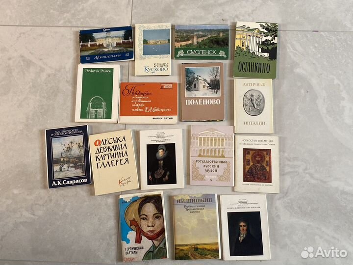 Наборы открыток с картинами, городами