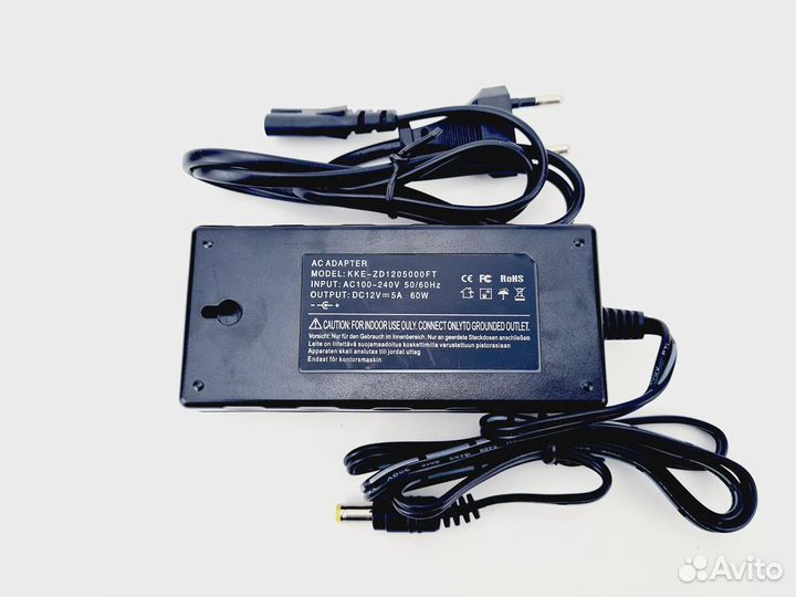 Адаптер блок питания 12v 5a 60W