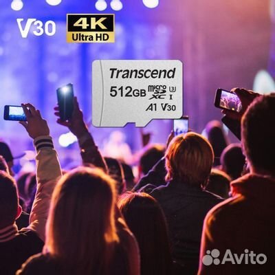 Карта памяти microsdxc Transcend 512GB