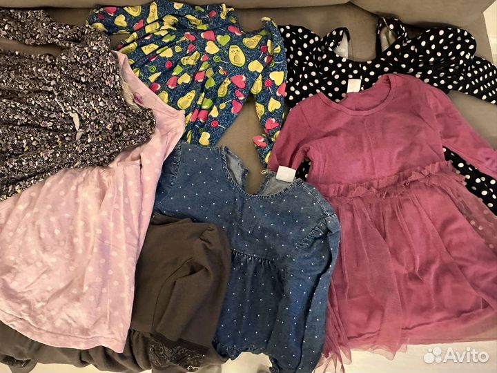 Пакет платьев в садик 116-128