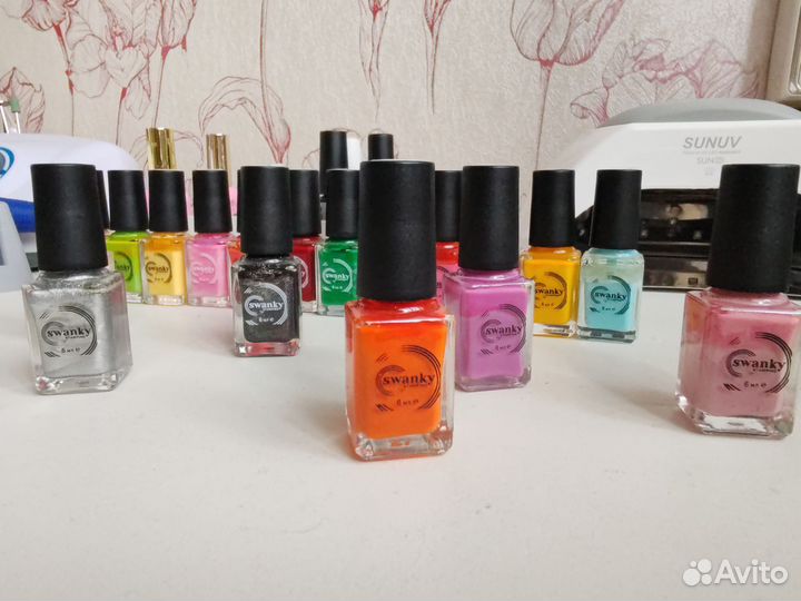 Продам набор лаков для стемпинга