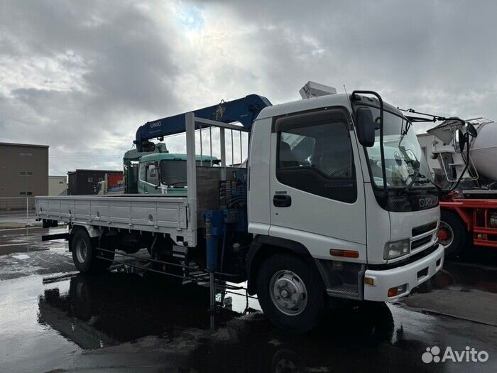 Бортовой грузовик Isuzu Forward (F-Series) с КМУ Tadano, 2006