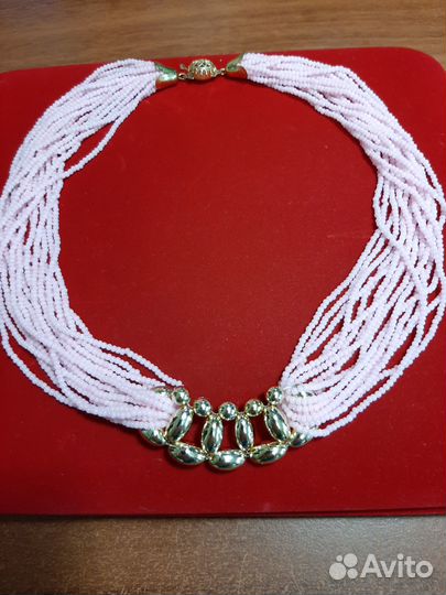 Колье из бисера Чехия