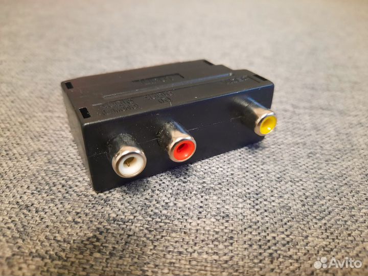 Аудио-переходник scart на 3-RCA