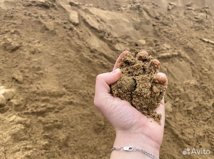 Песок для стяжки, доставка