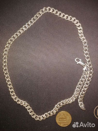 Мужская серебряная цепь бу