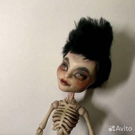 Скелита, кукла монстер хай ооак monster high ooak